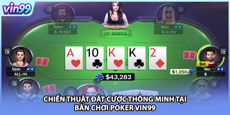 Chiến thuật đặt cược thông minh tại bàn chơi Poker VIN99