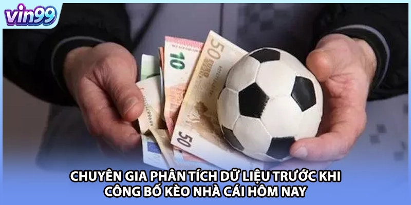 Chuyên gia phân tích dữ liệu trước khi công bố kèo nhà cái hôm nay